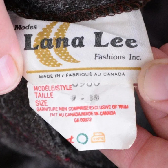 Vintage Partial Wool Skirt - Plaid- Size 30 - Picture 7 of 8